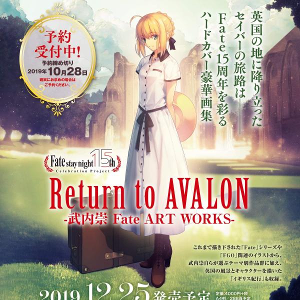 Fate15周年纪念插画集「Return to AVALON -武内崇Fate ART WORKS-」